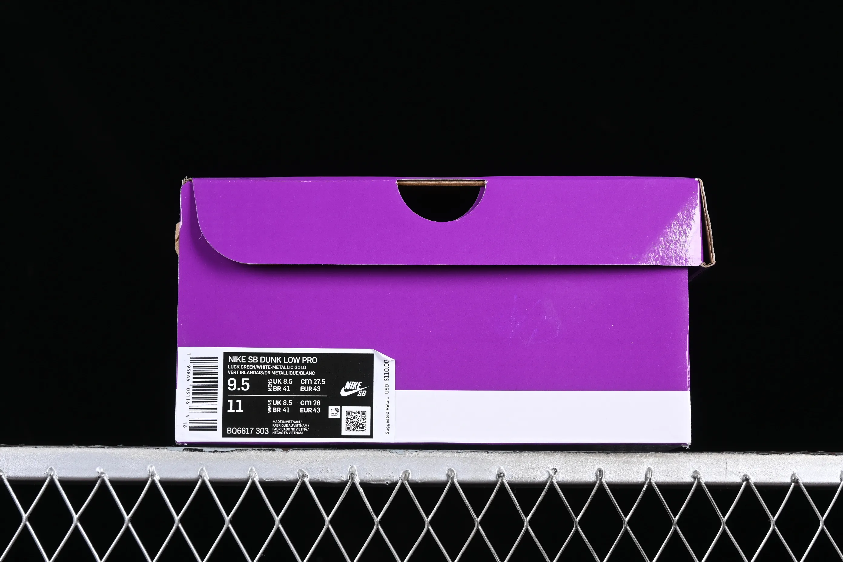 All categories Nk SB Dunk series Nk SB Dunk Low low-top sneakers Y version Nk SB Dunk Low Pro green gold SB smashed backboard fashion casual sneakers BQ6817-303